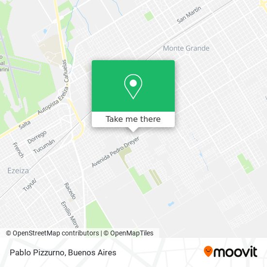 Mapa de Pablo Pizzurno
