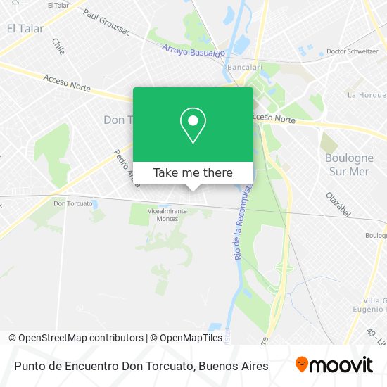 Punto de Encuentro Don Torcuato map