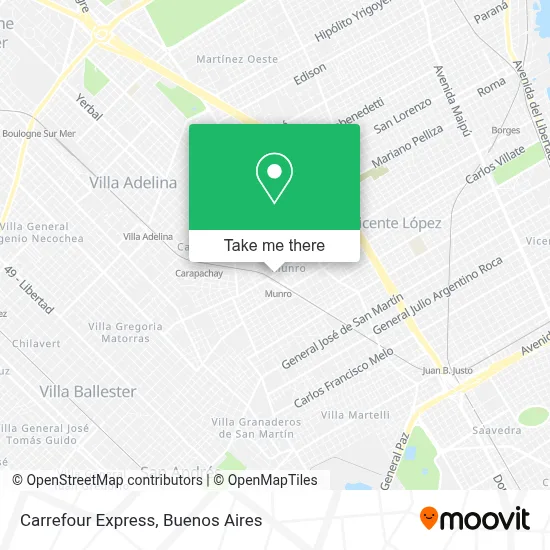Carrefour Express map