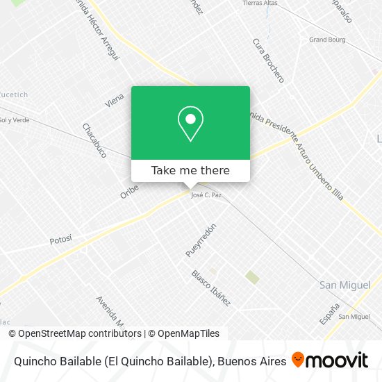 Quincho Bailable (El Quincho Bailable) map