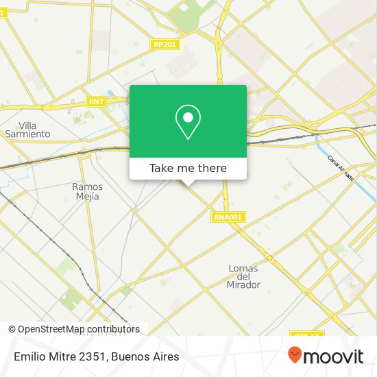 Emilio Mitre 2351 map