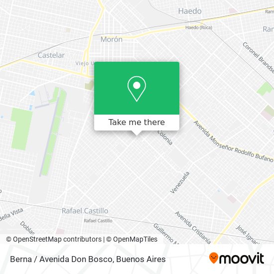 Mapa de Berna / Avenida Don Bosco