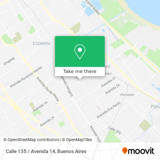 Calle 135 / Avenida 14 map