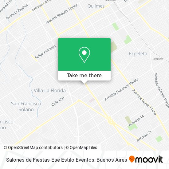 Salones de Fiestas-Ese Estilo Eventos map