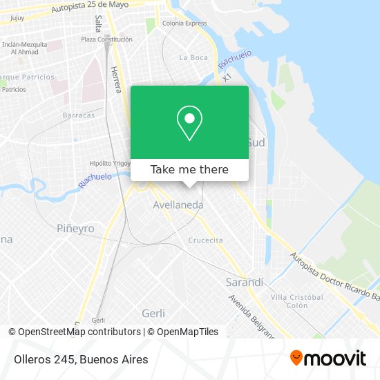 Mapa de Olleros 245
