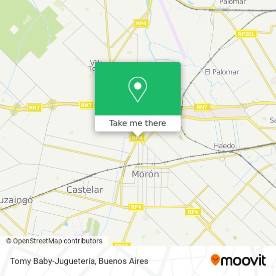 Tomy Baby-Juguetería map