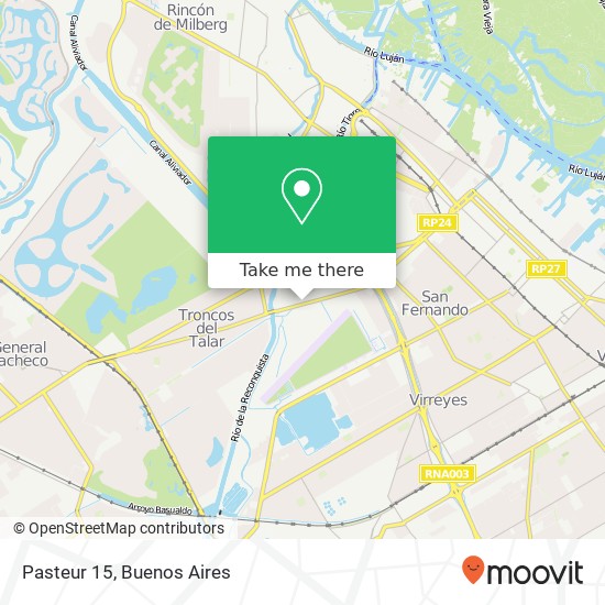 Pasteur 15 map