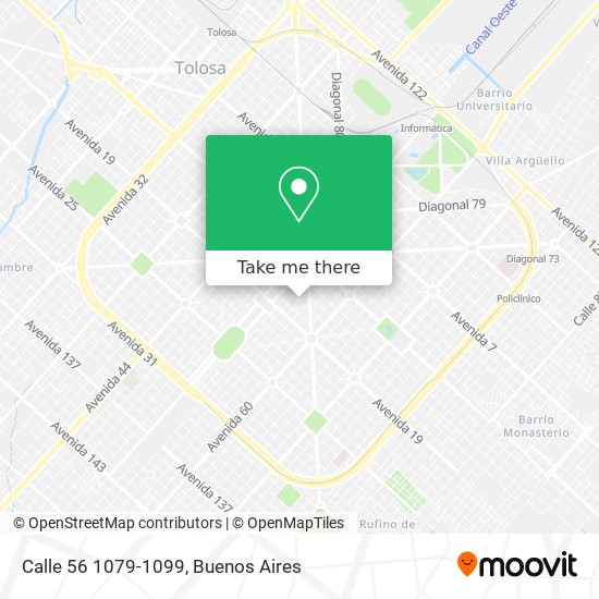 Calle 56 1079-1099 map