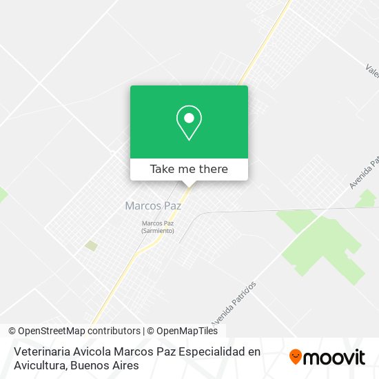 Veterinaria Avicola Marcos Paz Especialidad en Avicultura map