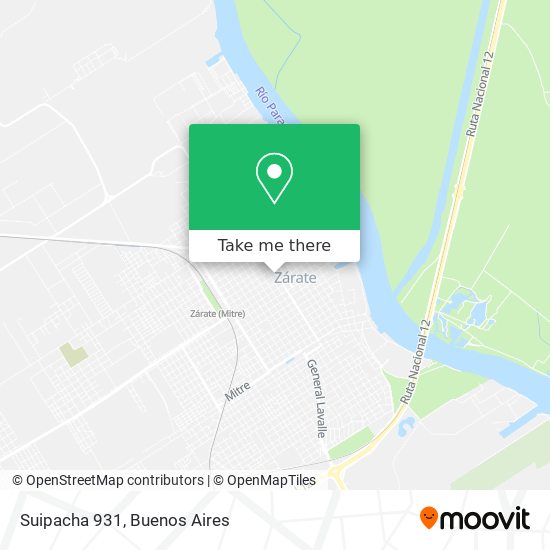 Mapa de Suipacha 931