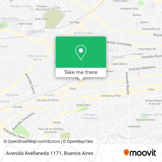 Mapa de Avenida Avellaneda 1171