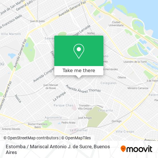 Estomba / Mariscal Antonio J. de Sucre map