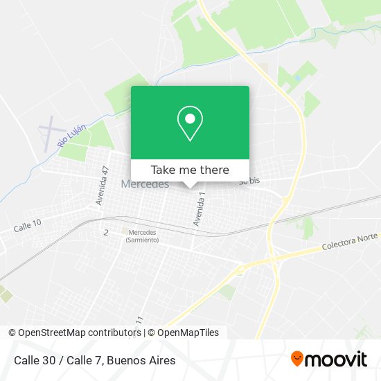 Mapa de Calle 30 / Calle 7