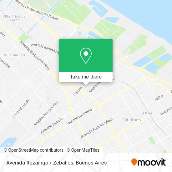 Mapa de Avenida Ituzaingó / Zeballos