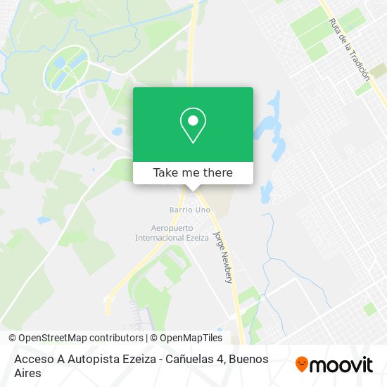 Acceso A Autopista Ezeiza - Cañuelas 4 map