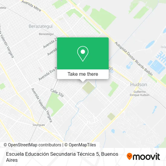 Escuela Educación Secundaria Técnica 5 map