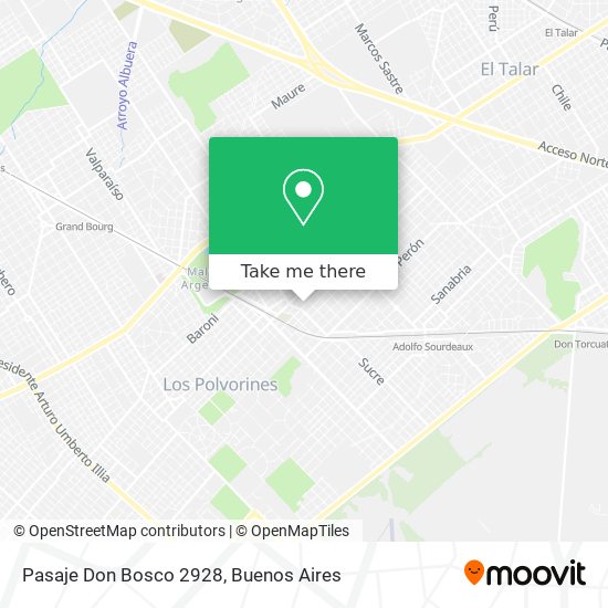 Mapa de Pasaje Don Bosco 2928