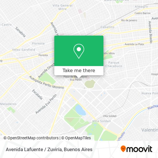 Avenida Lafuente / Zuviría map