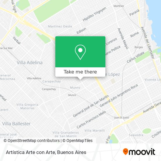 Mapa de Artística Arte con Arte
