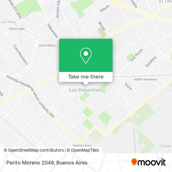 Perito Moreno 2048 map