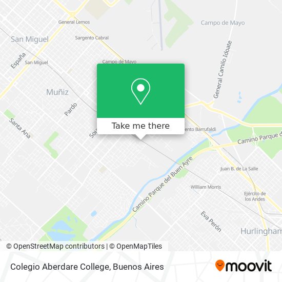 Mapa de Colegio Aberdare College