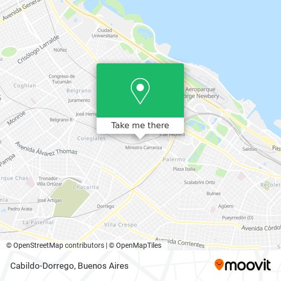 Cabildo-Dorrego map