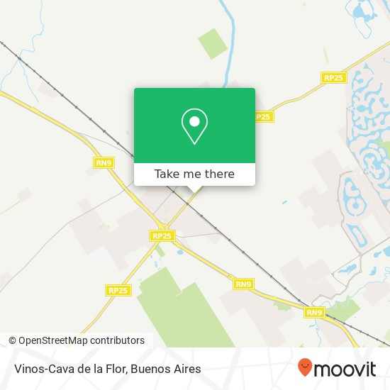 Vinos-Cava de la Flor map