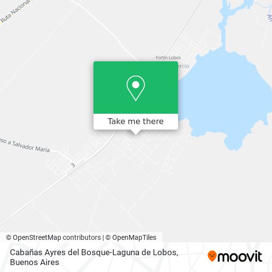 Cabañas Ayres del Bosque-Laguna de Lobos map