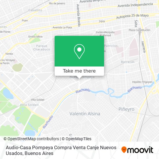 Audio-Casa Pompeya Compra Venta Canje Nuevos Usados map