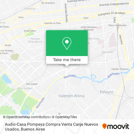 Mapa de Audio-Casa Pompeya Compra Venta Canje Nuevos Usados