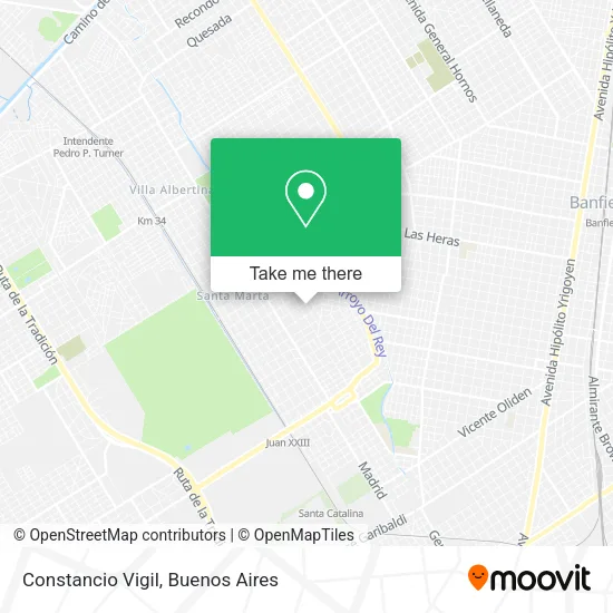 Constancio Vigil map