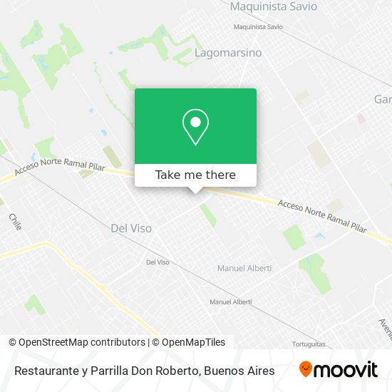 Mapa de Restaurante y Parrilla Don Roberto