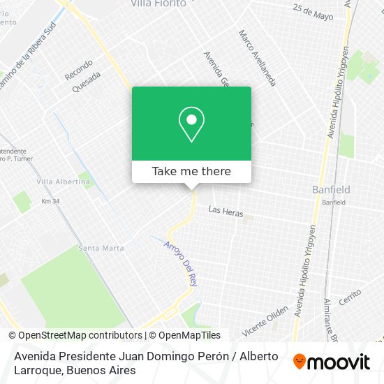 Avenida Presidente Juan Domingo Perón / Alberto Larroque map