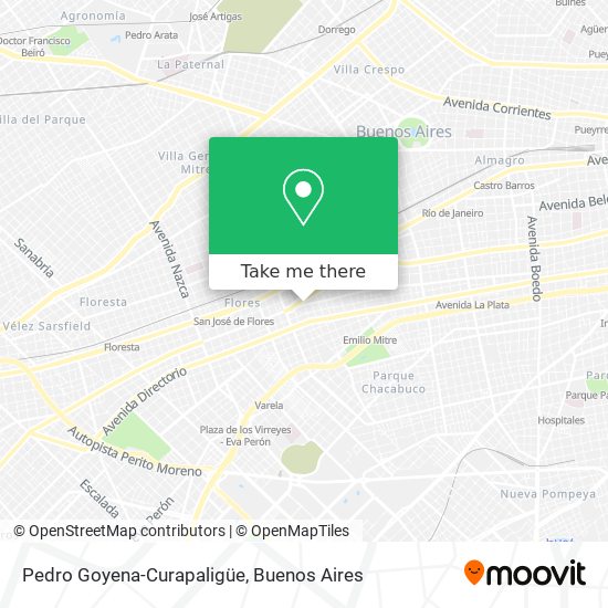 Pedro Goyena-Curapaligüe map