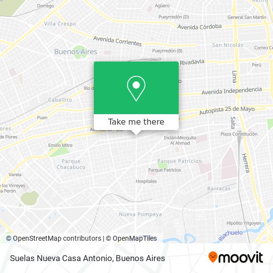 Suelas Nueva Casa Antonio map