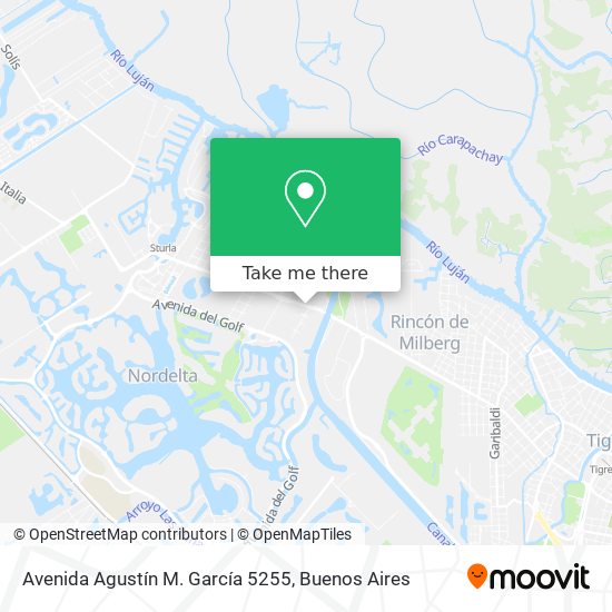 Mapa de Avenida Agustín M. García 5255