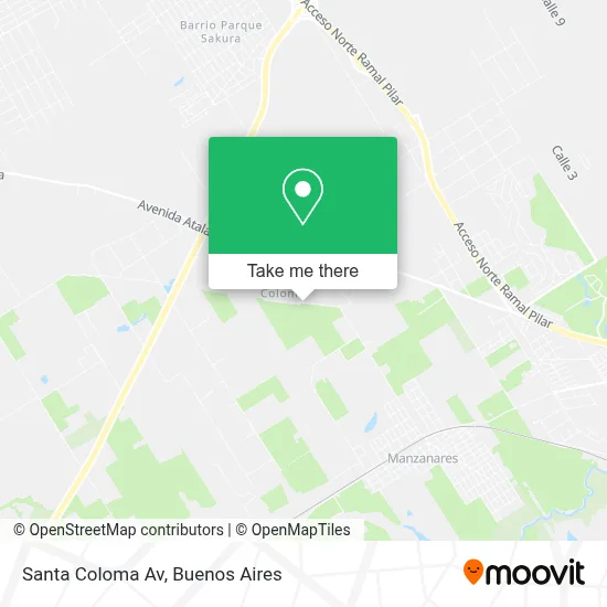 Santa Coloma Av map
