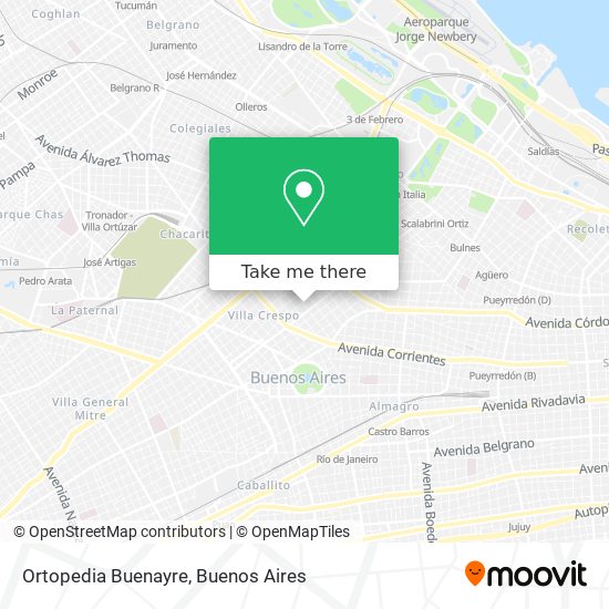 Ortopedia Buenayre map