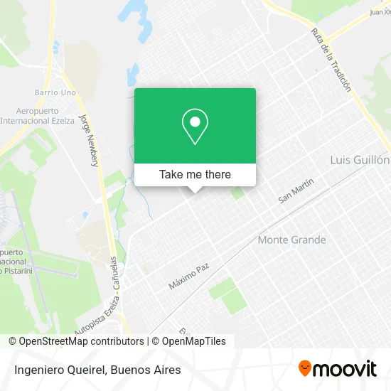 Mapa de Ingeniero Queirel
