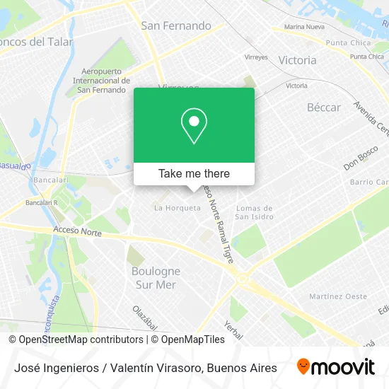 Mapa de José Ingenieros / Valentín Virasoro