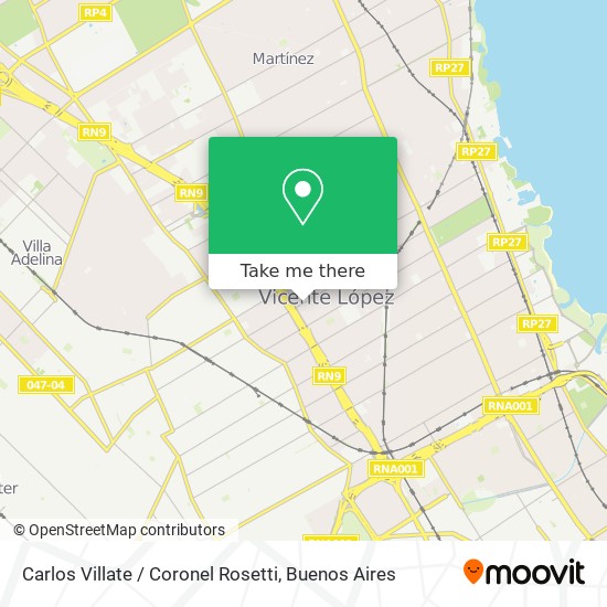 Carlos Villate / Coronel Rosetti map