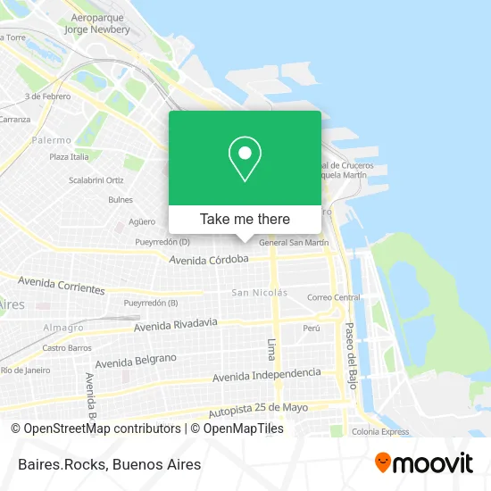 Baires.Rocks map