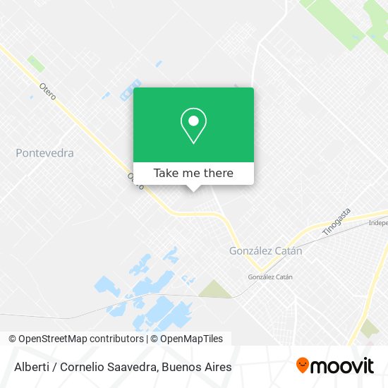 Mapa de Alberti / Cornelio Saavedra