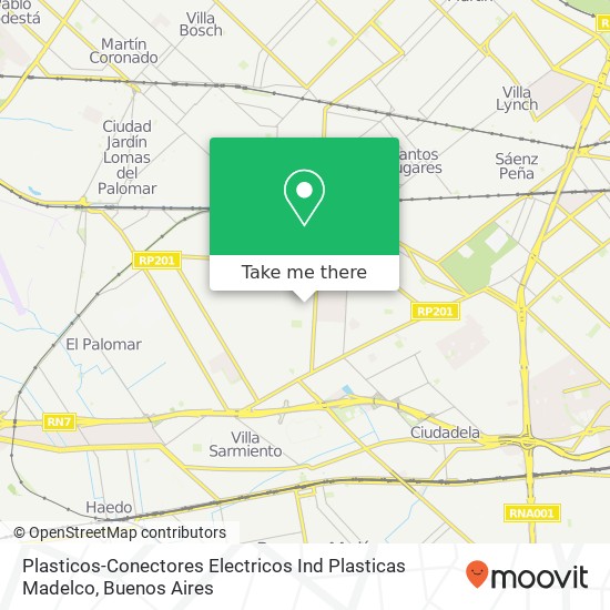 Plasticos-Conectores Electricos Ind Plasticas Madelco map