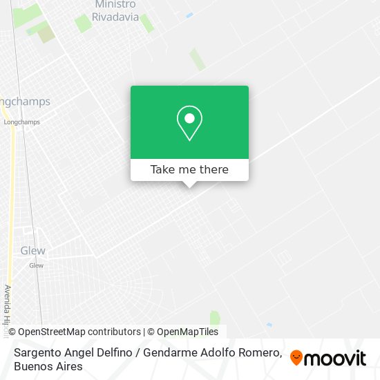 Mapa de Sargento Angel Delfino / Gendarme Adolfo Romero