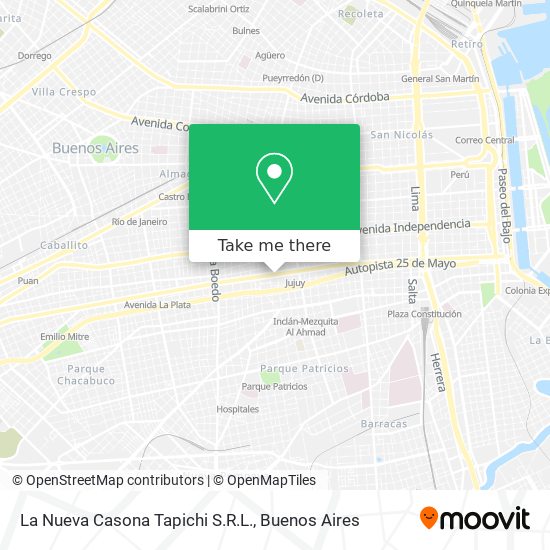 Mapa de La Nueva Casona Tapichi S.R.L.