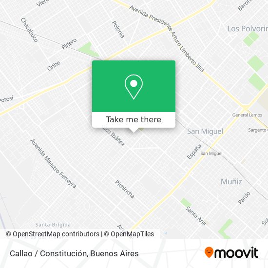 Callao / Constitución map