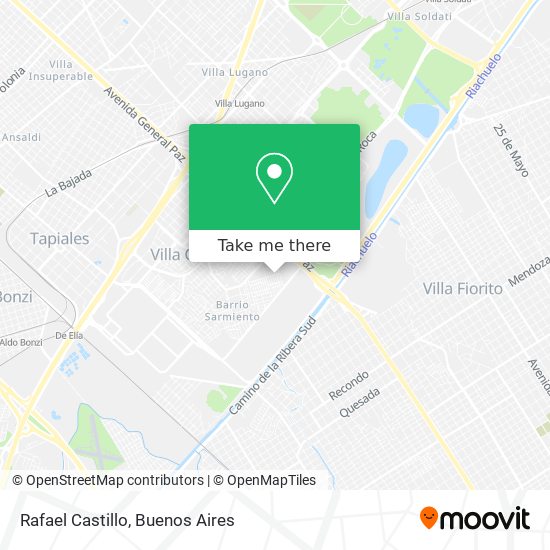 Mapa de Rafael Castillo