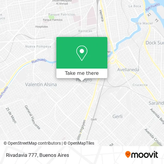 Rivadavia 777 map