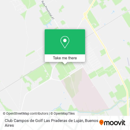 Club Campos de Golf Las Praderas de Luján map